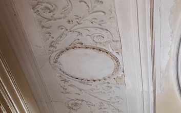 Historic ceiling repair in Washington, DC