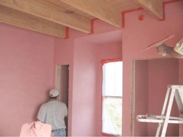 More pink plaster
