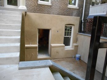 attractive stucco entrance in Washington, DC