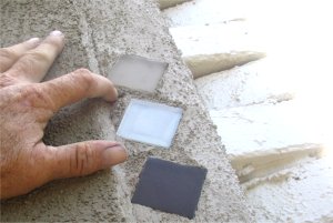 Glass tile inlays