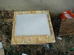 white portland cement and sand mix