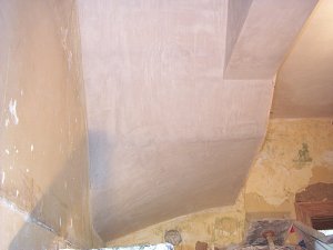 curved plaster ceiling