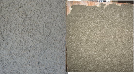 Pebble mix on existing
                house