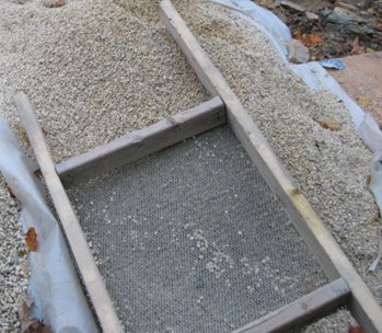 sieve to screen gravel