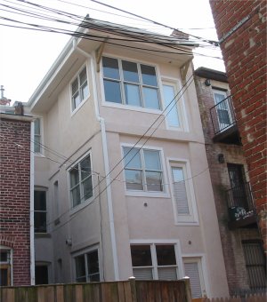 back side of this townhouse