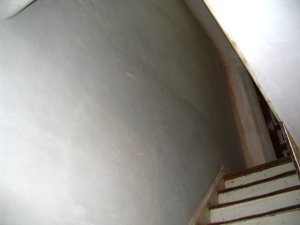 Plaster stairway