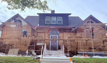 Lath and stucco replaced in the Crestwood area of Washington, DC