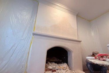 Color plaster fireplaces in McLean, Virginia