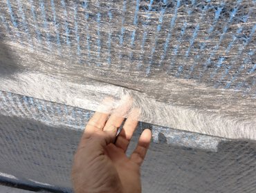 rain screen allows a continuous drainage mat.