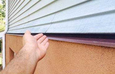 We replaced the flashing under the siding