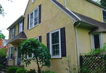 1926 Stucco re-done in the Wesley Heights area of Washington, DC