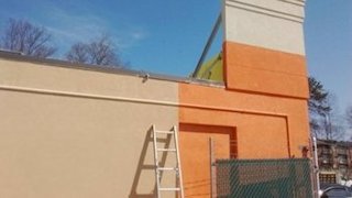 Stucco parapet wall in  Fairfax, VA