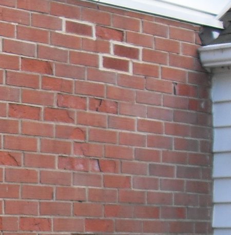 spalling brick stuccoed in Manassas, VA