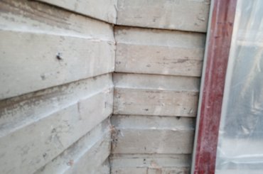 wood clapboard siding