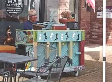 Guy playing the piano