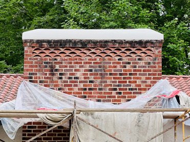 chimney crowns in McLean, Virginia.