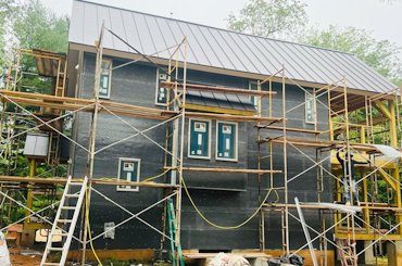 Real lath and stucco in Marshall, Virginia