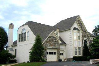 EIFS replaced with stucco in Gainesville, Virginia