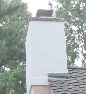 stucco chimney