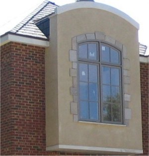 fake stone window surround