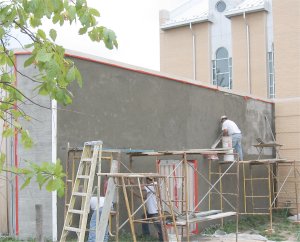 color cement stucco