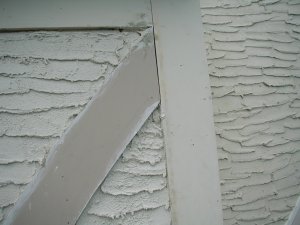 Skinny scallops stucco addition in Alexandria, Virginia